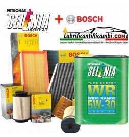 Comprar Kit de corte de aceite SELENIA WR 5W30 5LT 4 BOSCH FILTERS FIAT BRAVO II 1.6 120 CV  tienda online de autopartes al m...