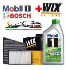 Buy MOBIL 1 ESP 5W30 5LT 4 VARIOUS FILTERS oil cutting kit (WL7296, 0450906429, WA6726, V3228) auto parts shop online at best...