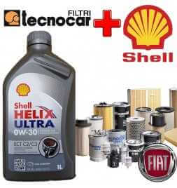 Buy 3 Tecnocar filters and 4 liters Shell engine OIL - PANDA II 1.3 JTD MULTIJET 16V auto parts shop online at best price