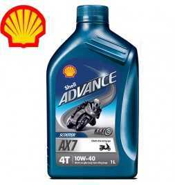 Achetez Shell Advance 4T AX7 10W40 SLMA2 bidon de 1 litre  Magasin de pièces automobiles online au meilleur prix