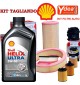 Buy Engine oil change 5w30 Shell Helix Ultra Ect C3 and JUMPER III filters (MY.2006) 2.2 HDI 81KW / 110HP (mot.22DT PUMA) aut...