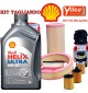 Buy Engine oil change 0w-30 Shell Helix Ultra Ect C2 and BOXER III Filters (MY.2006) 2.2 HDI 74KW / 100CV (mot.22DT PUMA) aut...
