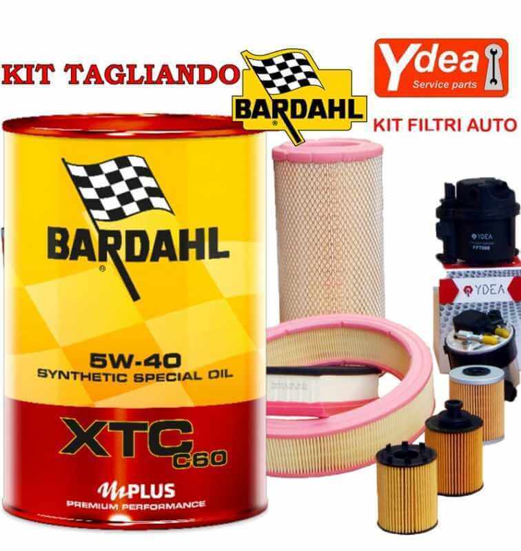 Engine oil change 5w40 BARDHAL XTC C60 AUTO and A3 II Filters (8P1