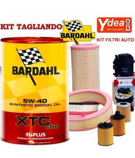 Buy Engine oil change 5w40 BARDHAL XTC C60 AUTO and 500L 1.6 Multijet 88KW / 120CV filters (mot.955A3.000) auto parts shop on...