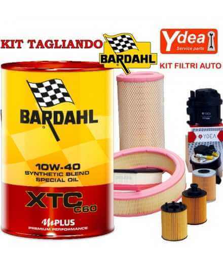 Comprar Cambio de aceite de motor 10w40 filtros BARDHAL XTC C60 AUTO y Mi.To 1.3 JTDm Start & Stop 62KW / 85HP (motor 199B4.0...