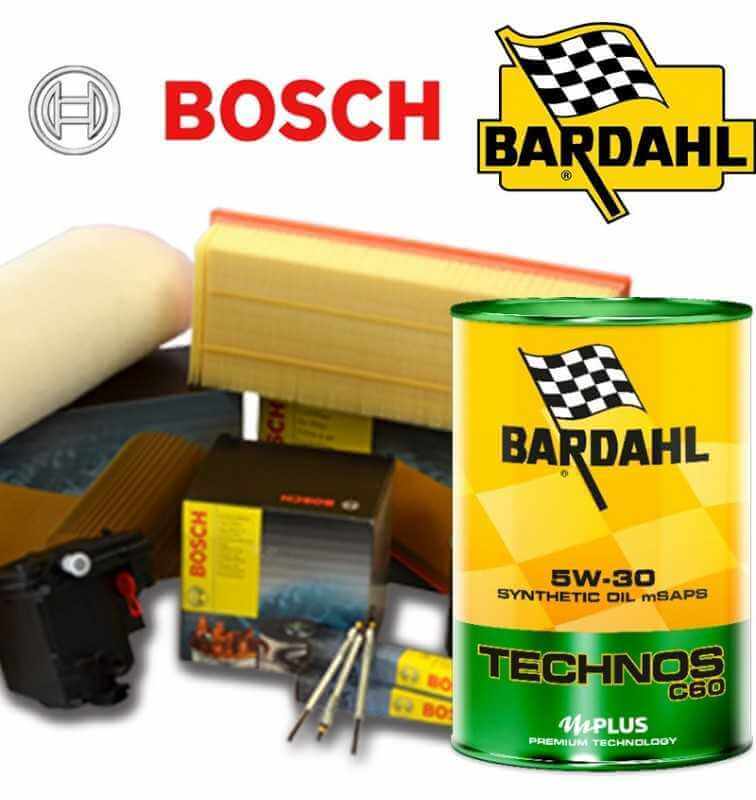 BARDHAL TECHNOS C60 5w30 engine oil change and Bosch POLO IV (9N) 1