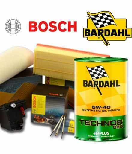 Cambio olio 5w40 BARDHAL TECHNOS C60 e Filtri Bosch LEON II (1P1) 1.9 TDI 77KW/105CV (mot.BKC / BLS / BXE)
