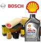 Kaufen Ölwechsel 0w30 Shell Helix Ultra ECT C2 C3 und Filter Bosch A3 II (8P1, 8PA) 2.0 TDI, QUATTRO, SPORTBACK 120KW / 163HP...