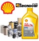 Buy YPSILON I 1.3 JTD MULTIJET 16V I engine oil change series 10w40 Shell Hx6 and 4 Tecnocar filters for cod mot 188A9000 fro...
