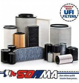Buy SERVICE KIT WITH 4 ORIGINAL SOFIMA FILTERS (UFI) FORD FIESTA 1.4 TCDI auto parts shop online at best price