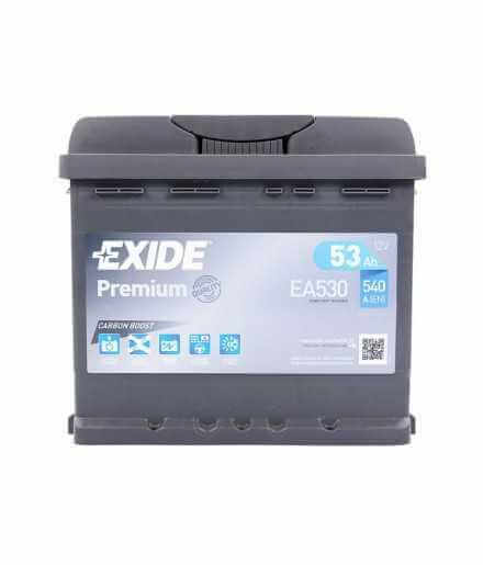 Car battery Exide 12V 53 AH POS DX 540A starting EA530
