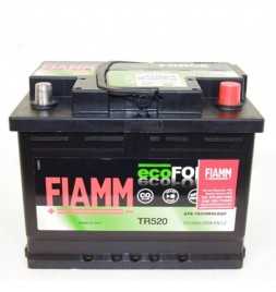 Buy Car starter battery Fiamm TR520 ecoforce AFB start & stop - 60Ah 520A auto parts shop online at best price