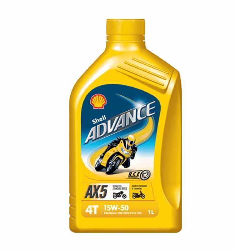 Acheter Shell Advance 4T AX5 15W50 Bidon de 1 litre Meilleur prix