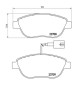 Buy BREMBO P23087 Brake pads FIAT DOBLO Flatbed / Chassis (263), PRATICO Flatbed / Chassis (263) auto parts shop online at be...
