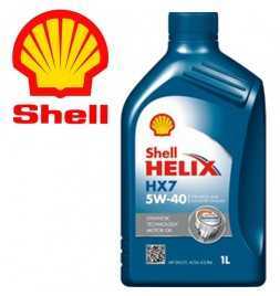 Shell Helix HX7 5W-40 (SN/CF A3/B4) Latta da 1 litro