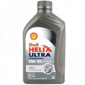 0w20 Shell Helix Ultra Professional AS-L Motor Oil for Diesel Engine 1Lt