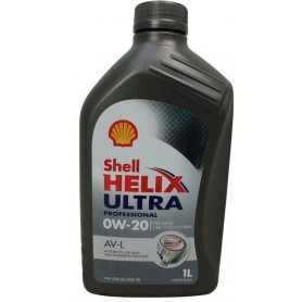 Buy 0w20 Shell Helix Ultra Professional AV-L Engine Oil for VW and Audi 1Lt Diesel Engine auto parts shop online at best price