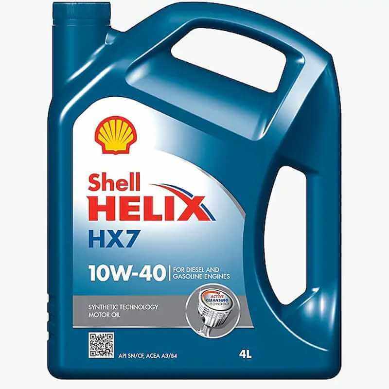 OLIO MOTORE AUTO - Shell Helix HX7 10W40 - Tanica 4 L Litri