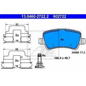 Buy ATE Brake Pad Set, disc brake 13.0460-2722.2 auto parts shop online at best price