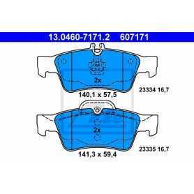 ATE Kit de plaquettes de frein, frein à disque 13.0460-7171.2