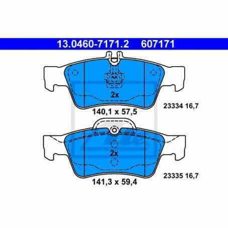 Buy ATE Brake Pad Set, disc brake 13.0460-7171.2 auto parts shop online at best price