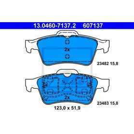 ATE Brake Pad Set, disc brake 13.0460-7137.2
