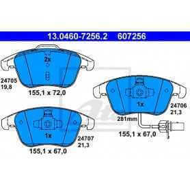 Buy ATE Brake Pad Set, disc brake 13.0460-7256.2 auto parts shop online at best price