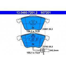 ATE Brake Pad Set, disc brake 13.0460-7201.2