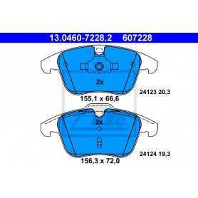 Buy ATE Brake Pad Set, disc brake 13.0460-7228.2 auto parts shop online at best price