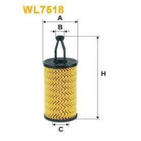 Buy WIX FILTERS oil filter code WL7518 auto parts shop online at best price