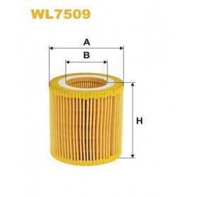 WIX FILTERS filtro de aceite código WL7509