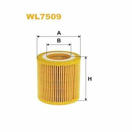 Filtre à huile WIX FILTERS code WL7509