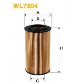 WIX FILTERS oil filter code WL7504