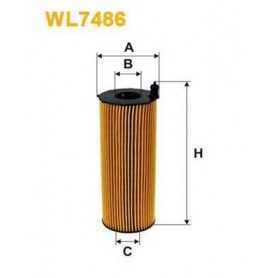 WIX FILTERS oil filter code WL7486