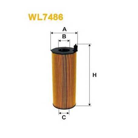 Filtre à huile WIX FILTERS code WL7486