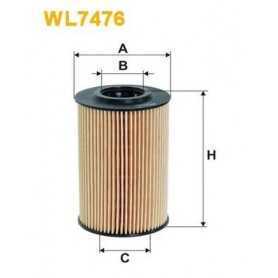 WIX FILTERS filtro de aceite código WL7476
