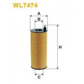 Filtre à huile WIX FILTERS code WL7474A