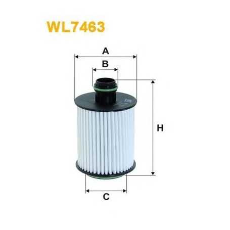 WIX FILTERS oil filter code WL7463