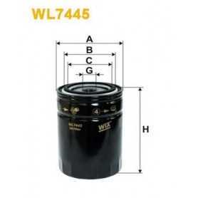 Comprar WIX FILTERS filtro de aceite código WL7445  tienda online de autopartes al mejor precio