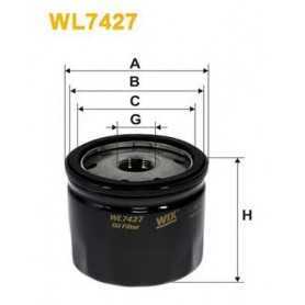 WIX FILTERS oil filter code WL7427
