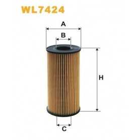 Buy WIX FILTERS oil filter code WL7424 auto parts shop online at best price