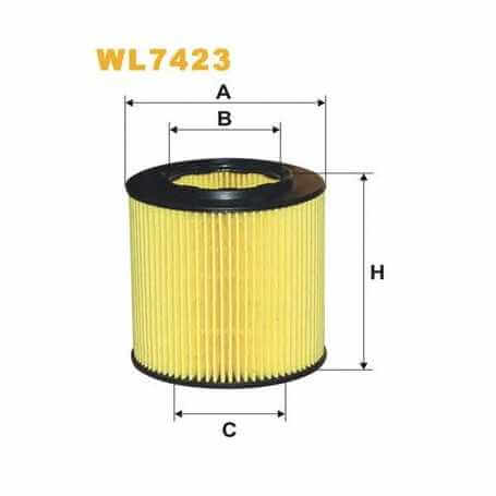 WIX FILTERS oil filter code WL7423