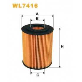 Comprar WIX FILTERS filtro de aceite código WL7416  tienda online de autopartes al mejor precio