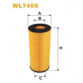 WIX FILTERS filtro de aceite código WL7406