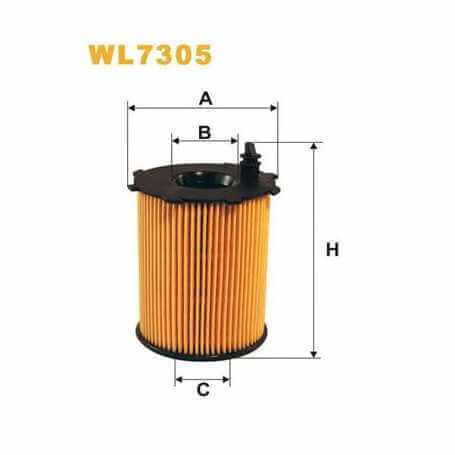 Filtre à huile WIX FILTERS code WL7305