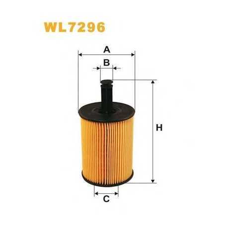 Filtre à huile WIX FILTERS code WL7296