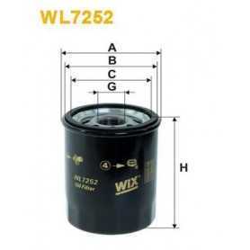 Filtre à huile WIX FILTERS code WL7252