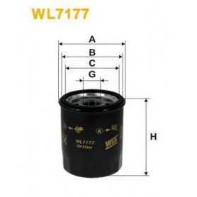 WIX FILTERS filtro de aceite código WL7177