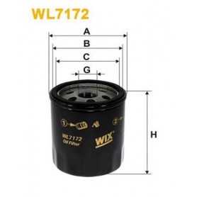 WIX FILTERS filtro de aceite código WL7172