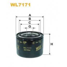 Filtre à huile WIX FILTERS code WL7171